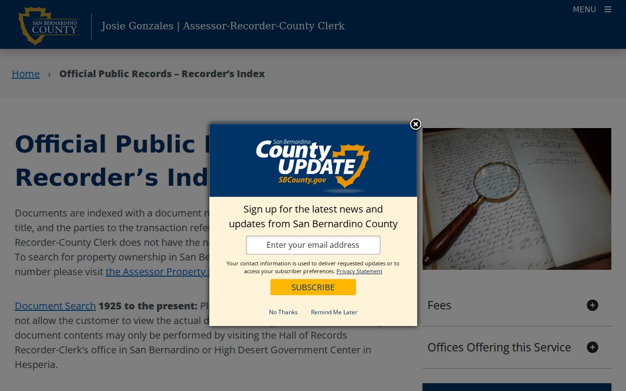Highland people search official records index and copy instructions