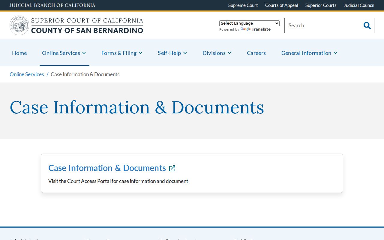 Highland records court case information page