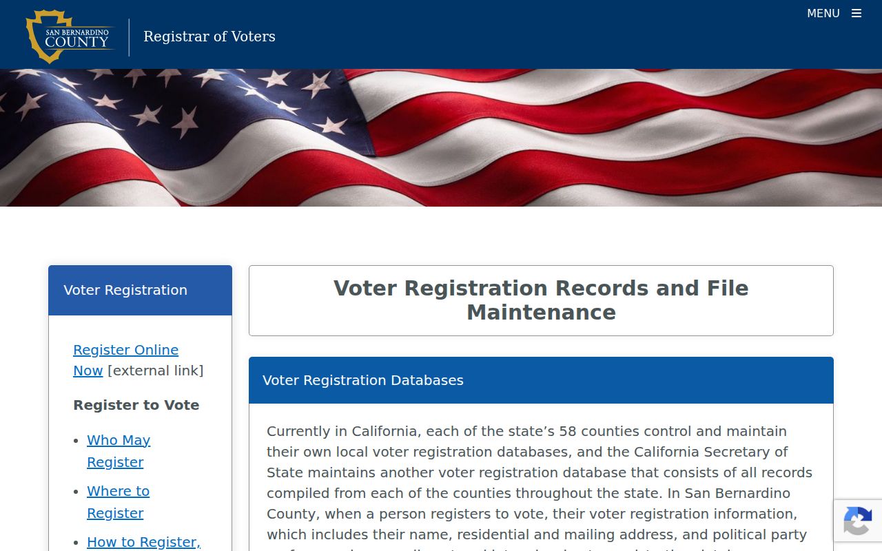 Highland voter records list maintenance information